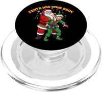 Papá Noel te respalda - Humor navideño brasileño Jiu Jitsu PopSockets PopGrip para MagSafe