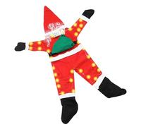 Papá Noel Trepador | Decoración Para Festivales Con Temática De Escalada | Ropa De Papá Noel Para Colgar En Pared,Para Uso En Interior Exterior Reuniones Aula Puerta Ventana Pared Porche Patio Techo