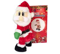Papá Noel Twerking Animado: Muñeco De Peluche Que Baila Y Canta, Juguete Navideño Que Sacude El Trasero | 7,48x5,12x13,39 Pulgadas Material Decoración Divertida De Vacaciones Para Fiesta En Casa Entre