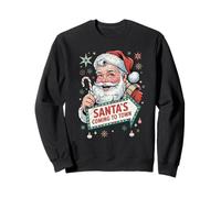 Papá Noel Viene a la Ciudad Navidad Festivo Invierno Sudadera