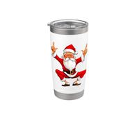Papá Noel Yogui Vaso térmico de acero inoxidable de doble pared