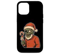Papá Noel Zombi con bastón de Caramelo Carcasa para iPhone 12/12 Pro