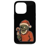 Papá Noel Zombi con bastón de Caramelo Carcasa para iPhone 13 Pro