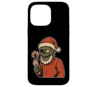 Papá Noel Zombi con bastón de Caramelo Carcasa para iPhone 14 Pro MAX