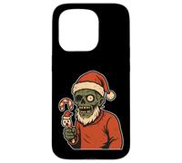Papá Noel Zombi con bastón de Caramelo Carcasa para iPhone 15 Pro