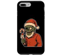 Papá Noel Zombi con bastón de Caramelo Carcasa para iPhone 7 Plus/8 Plus