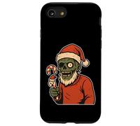 Papá Noel Zombi con bastón de Caramelo Carcasa para iPhone SE (2020) / 7/8