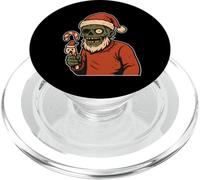 Papá Noel Zombi con bastón de Caramelo PopSockets PopGrip para MagSafe