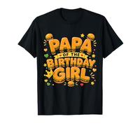 Papa of The Birthday Girl Burger Party Theme Camiseta