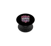 Papa of The Birthday Girl Proudest Dad en la Fiesta de cumpleaños PopSockets PopGrip Adhesivo