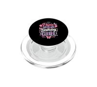 Papa of The Birthday Girl Proudest Dad en la Fiesta de cumpleaños PopSockets PopGrip para MagSafe