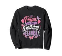 Papa of The Birthday Girl Proudest Dad en la Fiesta de cumpleaños Sudadera