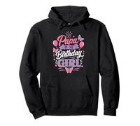 Papa of The Birthday Girl Proudest Dad en la Fiesta de cumpleaños Sudadera con Capucha