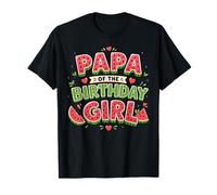 Papa of The Birthday Girl Watermelon Family Party Camiseta