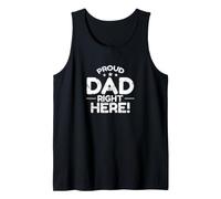Papá Orgulloso aquí Camiseta sin Mangas