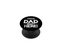 Papá Orgulloso aquí PopSockets PopGrip Adhesivo
