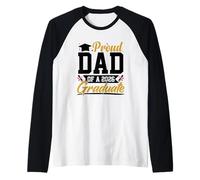 Papá orgulloso de un homenaje a graduados 2026 Camiseta Manga Raglan
