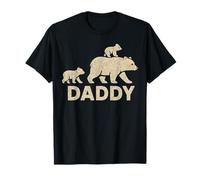 Papá Oso con Dos Cachorros Padre de la familia Camiseta