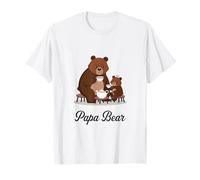 Papá Oso y su cachorro comparten un dulce momento de fiesta de té Camiseta