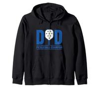 Papá Pickleball Champion Paddle Player Graphic Sudadera con Capucha