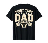 Papá por primera vez Est. 2025 Padre nuevo Camiseta