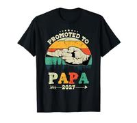 Papá por Primera Vez para Hombre Ascendido a papá EST 2027 Camiseta