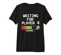 Papá por Segunda Vez Futuro Padre Player 4 Mamá Segundo Hijo Camiseta Premium