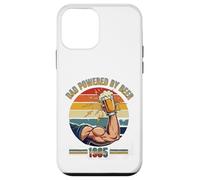 Papá Powered by Beer and 1985 Divertido diseño Vintage para Beber Carcasa para iPhone 12 Mini