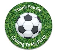 Papa Prints 24 pegatinas de papel con texto en inglés "Thank You for Coming to My Party" (45 mm) para bolsas de fiesta, cono dulce