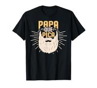 Papa Que Pica Humor Papi Barba Dia Del Padre Hombre Regalo Camiseta