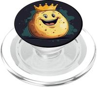 Papa real con corona para un disfraz de mordida noble PopSockets PopGrip para MagSafe