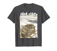 Papa Roach - Official Merchandise - Infest Photo Camiseta, Hombre, Jaspeado Oscuro, XL