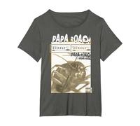 Papa Roach - Official Merchandise - Infest Photo Camiseta, Mujer Tallas Grandes, Asfalto, 2XL Grande