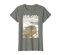 Papa Roach - Official Merchandise - Infest Photo Camiseta, Mujer, Verde Militar Jaspeado, XS