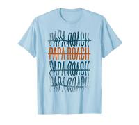 Papa Roach - Official Merchandise - Who Do You Trust Camiseta, Hombre, Azul Bebé, S