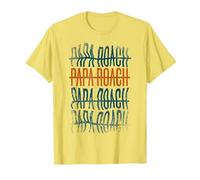 Papa Roach - Official Merchandise - Who Do You Trust Camiseta, Hombre, Limón, XL