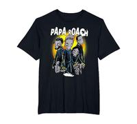Papa Roach - Official Merchandise - Zombie Redux Camiseta, Hombre Tallas Grandes, Negro, 2X Alto