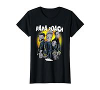 Papa Roach - Official Merchandise - Zombie Redux Camiseta, Mujer, Negro, XS
