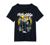 Papa Roach - Official Merchandise - Zombie Redux Camiseta, Mujer Tallas Grandes, Negro, 4XL Grande