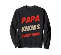 Papa Sabe Las Mejores Citas Divertidas de papá Cool Papa Sabe Todo Sudadera
