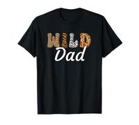 Papá Salvaje Zoológico Safari Animal Selva Exótico Día del Camiseta