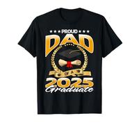 Papá Senior 2025 Orgulloso Papá De Una Clase De Graduado 2025 Camiseta