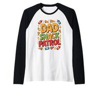 Papá Snack Patrol Día del Padre Divertido Daddy In Kitchen New Dad Camiseta Manga Raglan