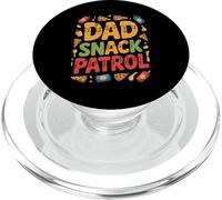 Papá Snack Patrol Día del Padre Divertido Daddy In Kitchen New Dad PopSockets PopGrip para MagSafe