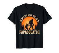 Papa Squatch The Man The Myth The Legend Bigfoot Día del Padre Camiseta