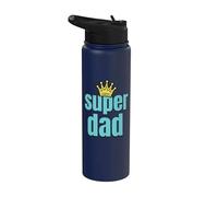 Papá - Super Dad Stainless Steel Insulated Water Bottle
