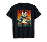 Papá Tax Bear and Fries Funny Camiseta