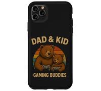 Papá y niños Retro Sunset Papa Bear Gamer Family Matching Carcasa para iPhone 11 Pro MAX