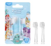 Papablic Cabezales de repuesto para cepillos de dientes de 2 a 4 años, 2 | Cabezales de cepillo, compatibles con cepillos de dientes eléctricos Papablic BabyHandy y para niños pequeños, de 2 a 4 años