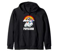 Papacorn Divertido Papacorn Papá Unicornio Músculos Papacorn Sudadera con Capucha
